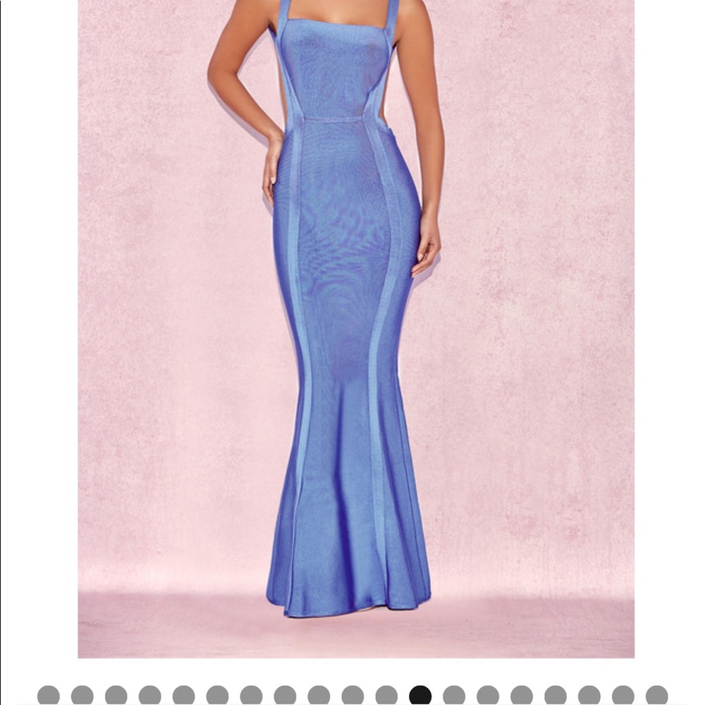 House of CB Maxi Dress with Cut Out Back